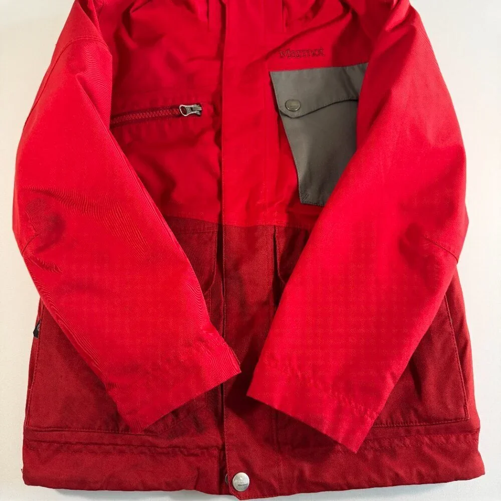 Boys MARMOT Space Walk Insulated Winter Ski Jacket Coat Sz Small